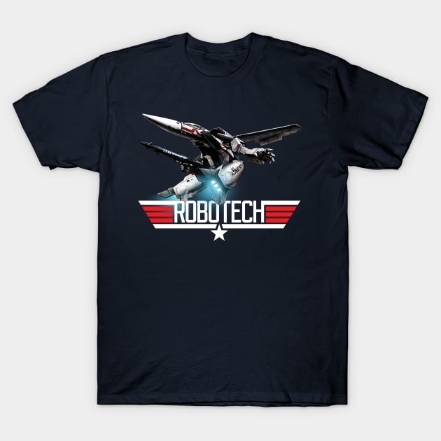 Top Robo Gun Tech T-Shirt by emodist